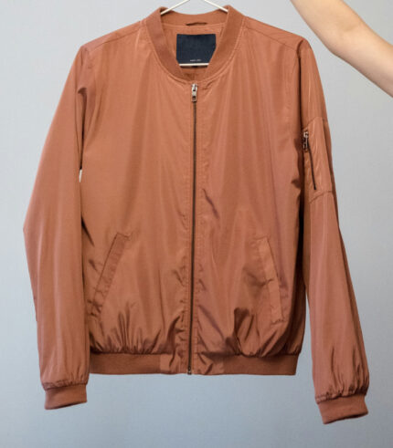 Black padded jacket